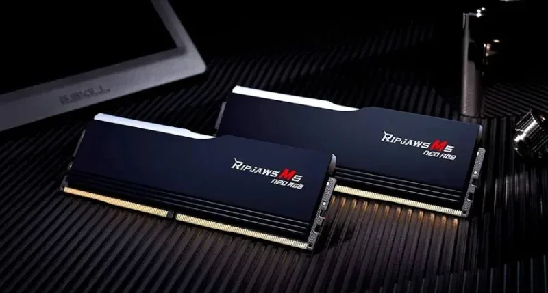 G.Skill Ripjaws M5 Neo RGB 64 Go Kit 2x32Go DDR5 6000 MHz - vue 5