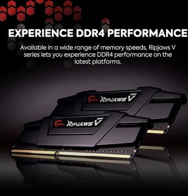 G.Skill Ripjaws V 32 Go Kit 2x16Go DDR4 4000 MHz - vue 4
