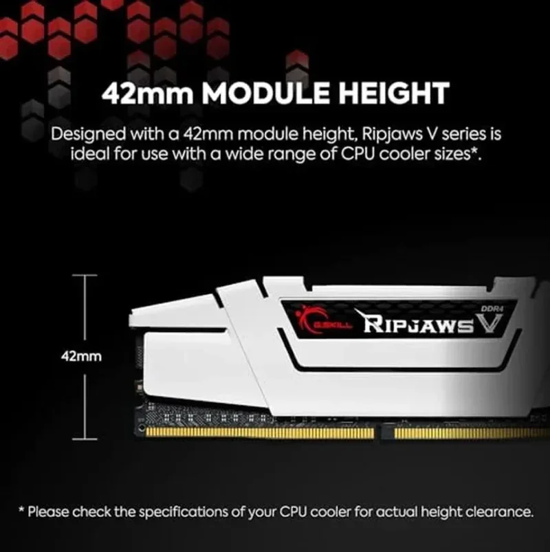 G.Skill Ripjaws V 32 Go Kit 2x16Go DDR4 4000 MHz - vue 5