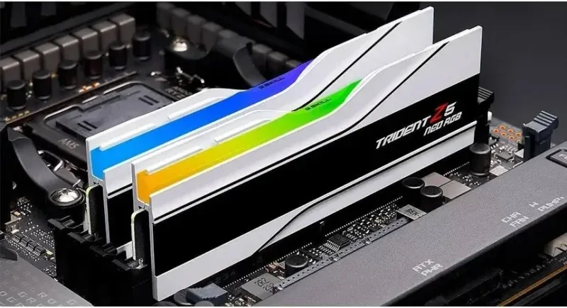 G.Skill Trident Neo RGB 32 Go Kit 2x16Go DDR5 6000 MHz - vue 5