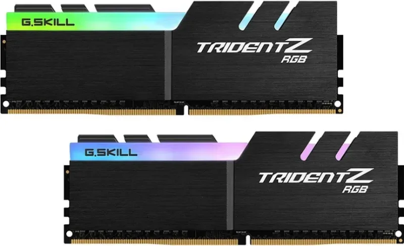 G.Skill Trident Z 32 Go Kit 2x16Go DDR4 3600 MHz RGB - vue 3