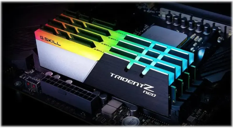 G.Skill Trident Z Neo 32 Go Kit 4x8Go DDR4 3000 MHz - vue 5