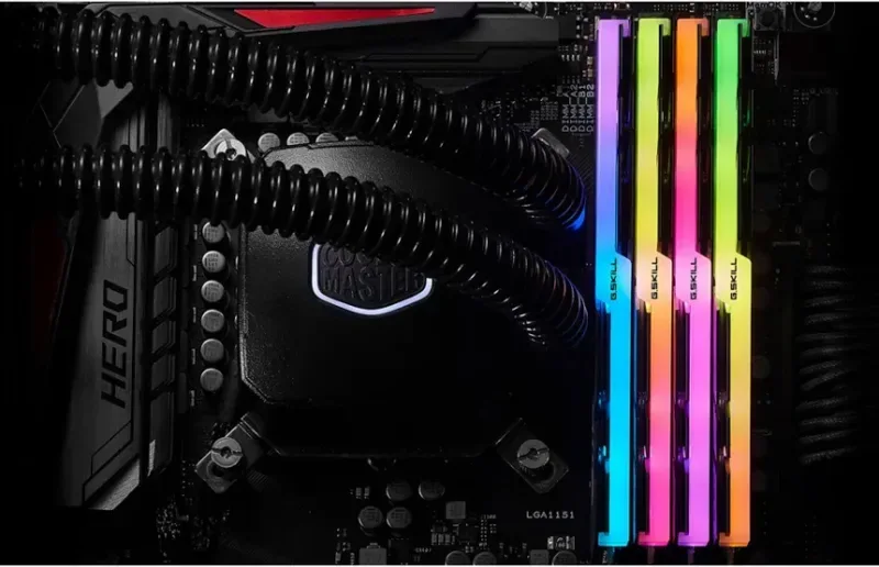 G.Skill Trident Z RGB 32 Go Kit 4x8Go DDR4 4000 MHz RGB - vue 5