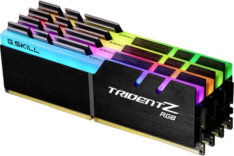 G.Skill Trident Z RGB 64 Go Kit 4x16Go DDR4 3200 MHz