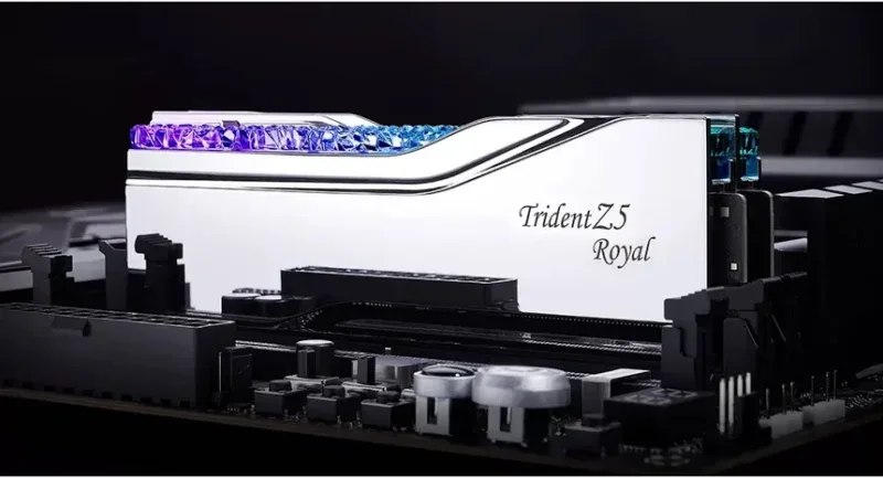 G.Skill Trident Z5 Neo 32 Go Kit 2x16Go DDR5 6400 MHz RGB - vue 3