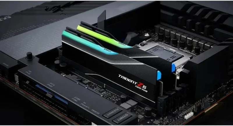 G.Skill Trident Z5 Neo RGB 32 Go Kit 2x16Go DDR5 6400 MHz - vue 4