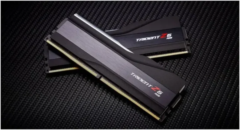 G.Skill Trident Z5 RGB 32 Go Kit 2x16Go DDR5 6400 MHz - vue 5