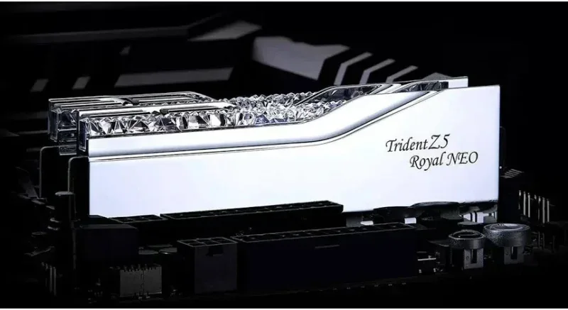 G.Skill Trident Z5 Royal Neo 64 Go Kit 2x32Go DDR5 6000 MHz RGB - vue 3