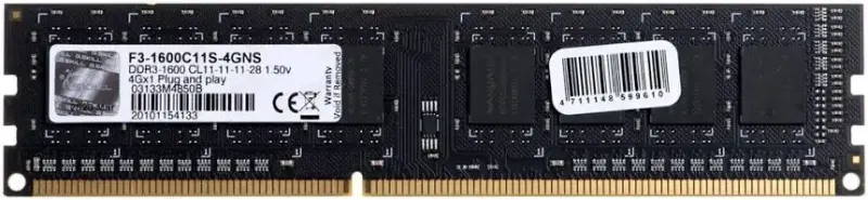 G.Skill Value 4 Go DDR3 1600 MHz - vue 4
