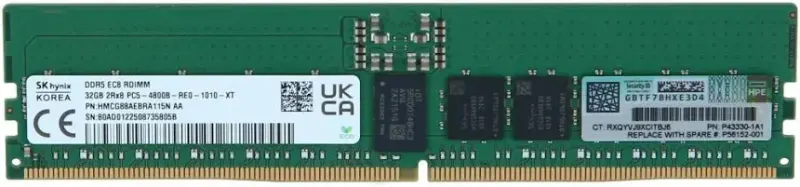 HPE 32 Go DDR5 4800 MHz Registered ECC - vue 5