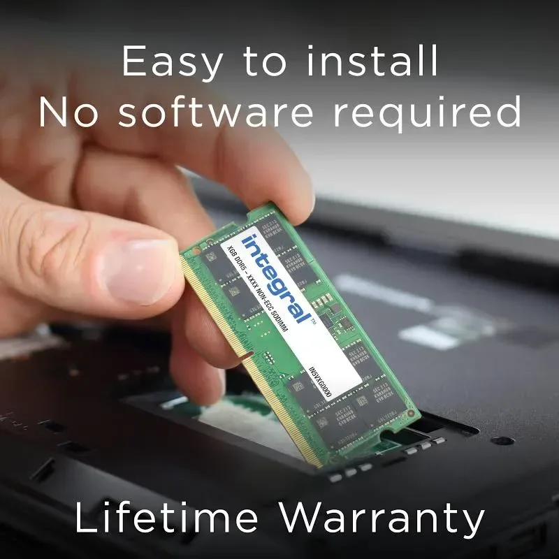 Integral IN5V32GNJRDX 32 Go DDR5 5600 MHz - vue 3