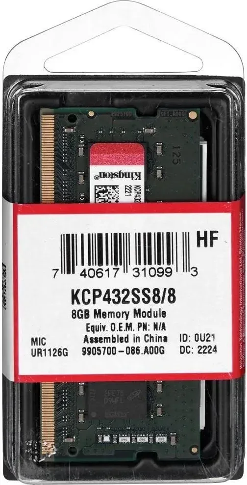 Kingston 8 Go DDR4 3200 MHz - vue 4