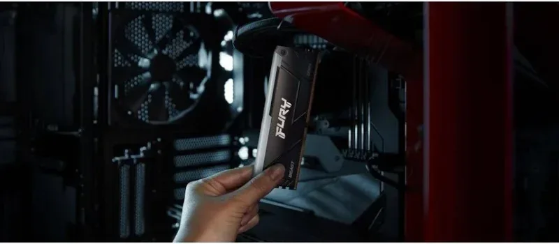 Kingston Fury Beast 16 Go DDR4 3200 MHz RGB - vue 5