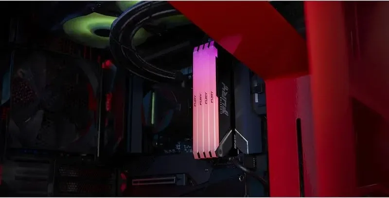 Kingston Fury Beast 16 Go DDR4 3600 MHz RGB - vue 4