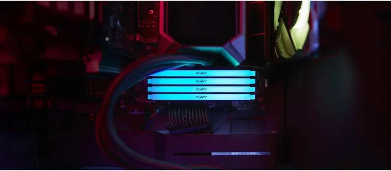 Kingston Fury Beast 16 Go DDR4 3600 MHz RGB - vue 5