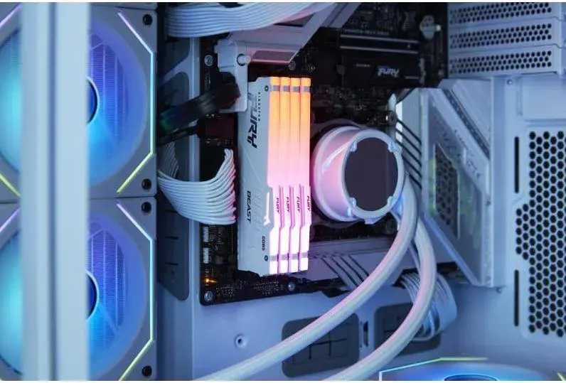 Kingston Fury Beast 16 Go DDR5 6000 MHz RGB - vue 5