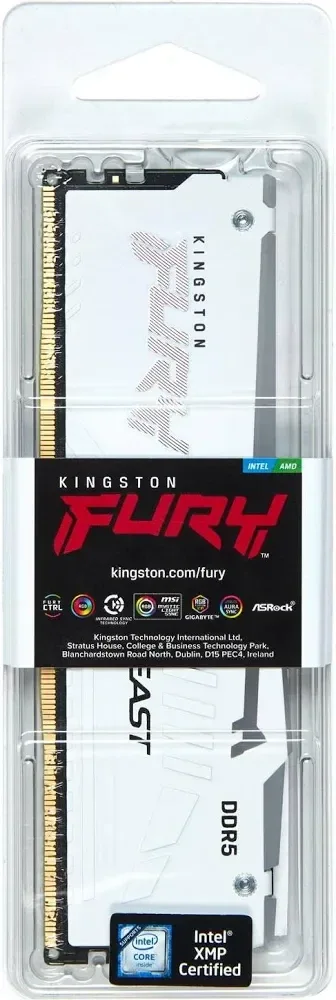 Kingston Fury Beast 16 Go DDR5 6400 MHz RGB - vue 3