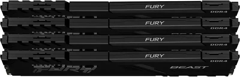 Kingston Fury Beast 16 Go Kit 2x8Go DDR4 3600 MHz - vue 2
