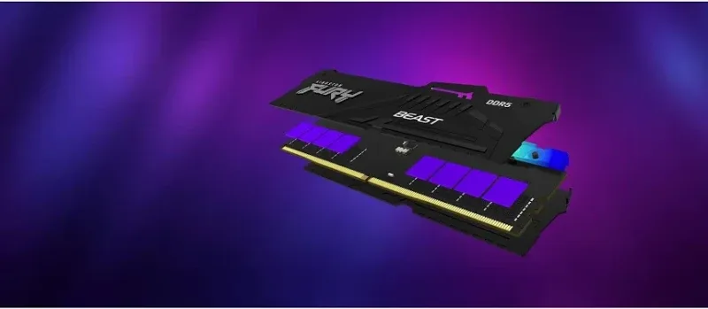 Kingston Fury Beast 32 Go DDR5 5600 MHz RGB - vue 4