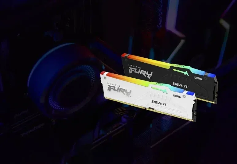 Kingston Fury Beast 32 Go Kit 2x16Go DDR5 5600 MHz - vue 3