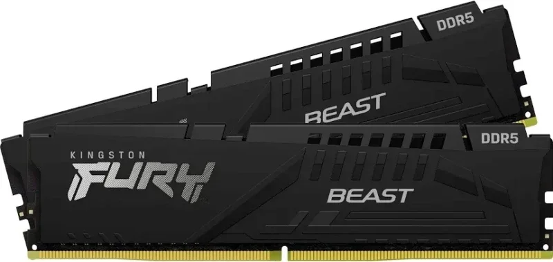 Kingston Fury Beast 32 Go Kit 2x16Go DDR5 6000 MHz - vue 2