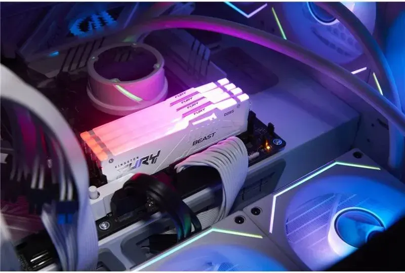 Kingston Fury Beast 64 Go DDR5 6400 MHz RGB EXPO - vue 3