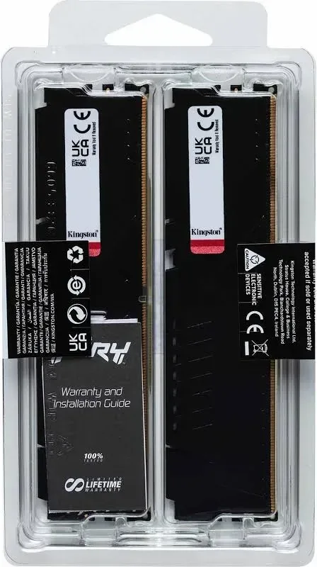 Kingston Fury Beast 64 Go Kit 2x32Go DDR5 6000 MHz - vue 4
