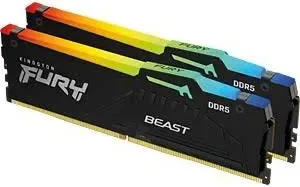 Kingston Fury Beast RGB 128 Go Kit 2x64Go DDR5 5600 MHz