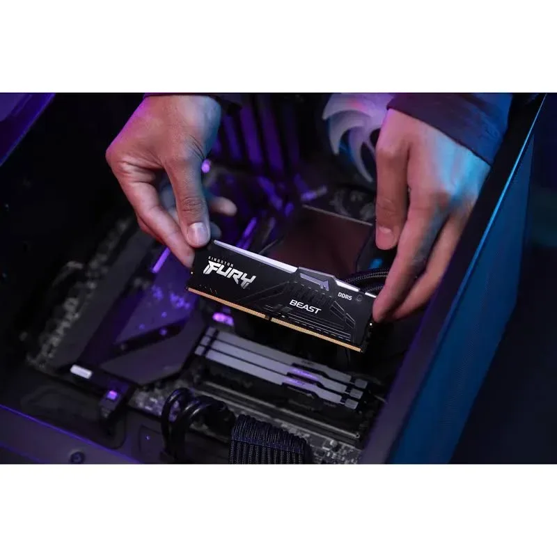 Kingston Fury Beast RGB 32 Go DDR5 6000 MHz - vue 5