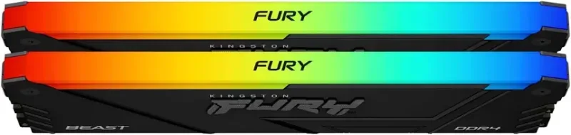 Kingston Fury Beast RGB 32 Go Kit 2x16Go DDR4 3600 MHz - vue 5