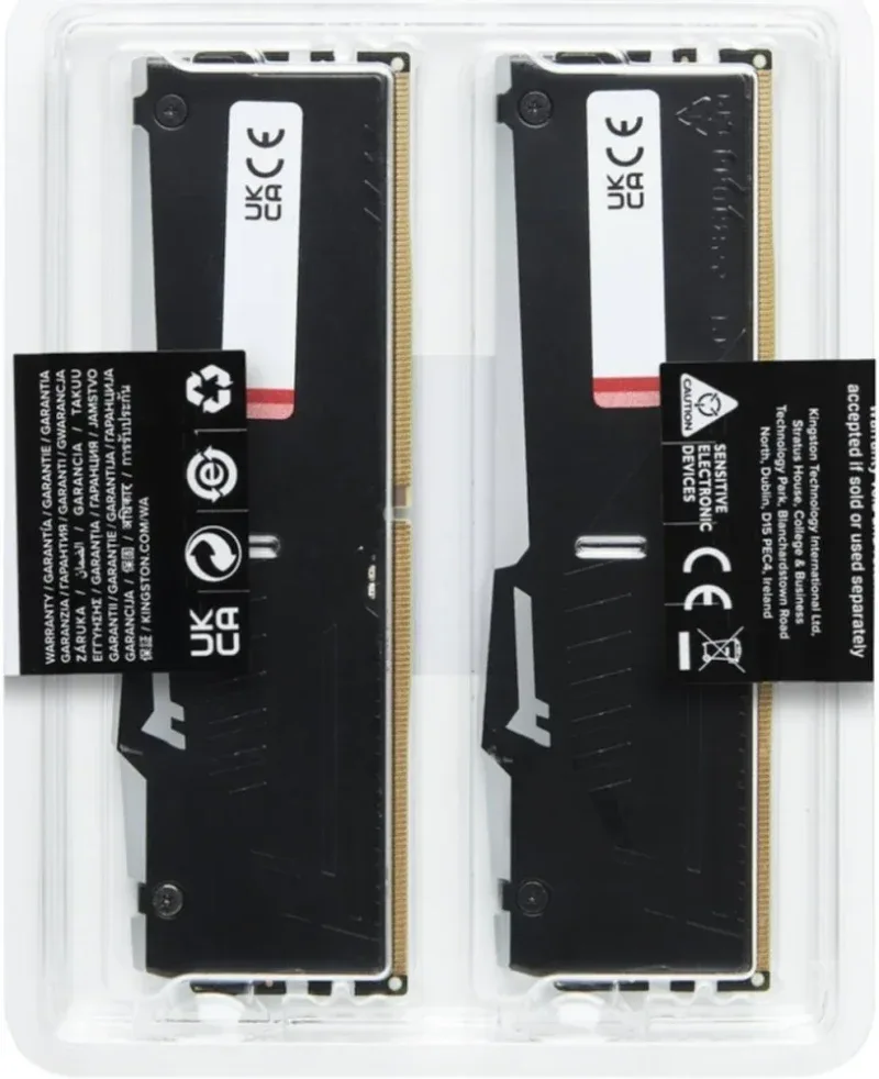 Kingston Fury Beast RGB 32 Go Kit 2x16Go DDR5 6000 MHz - vue 4