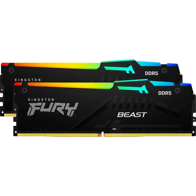 Kingston Fury Beast RGB 32 Go Kit 2x16Go DDR5 6000 MHz