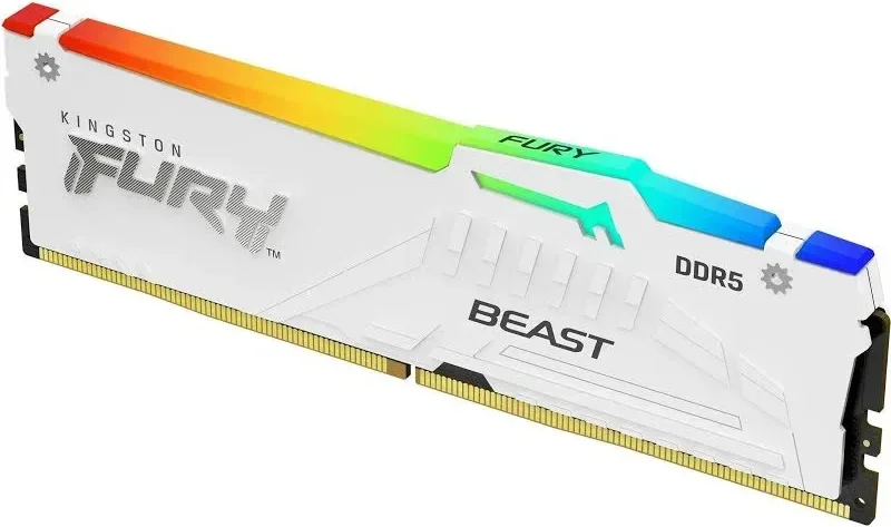 Kingston Fury Beast RGB 32 Go Kit 2x16Go DDR5 6000 MHz - vue 2