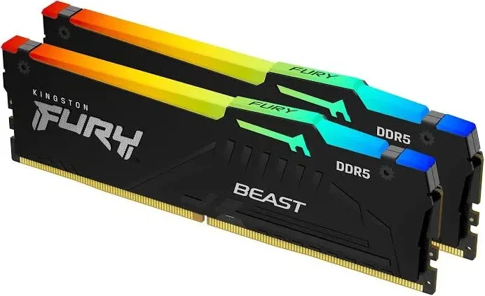 Kingston Fury Beast RGB 64 Go Kit 2x32Go DDR5 6000 MHz