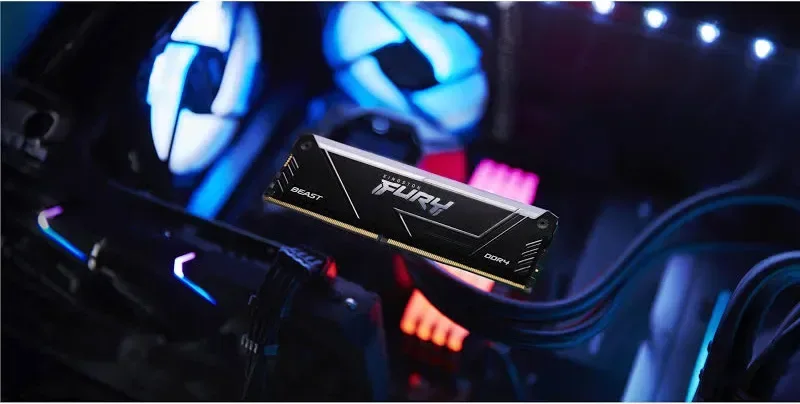 Kingston Fury Beast RGB 8 Go DDR4 3200 MHz - vue 2