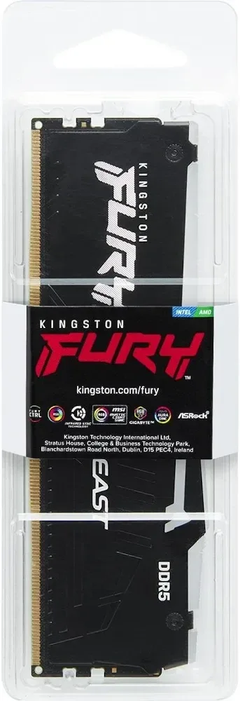 Kingston Fury Beast RGB 8 Go DDR5 6000 MHz - vue 4
