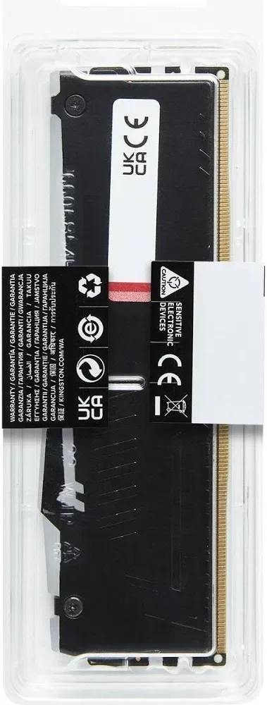 Kingston Fury Beast RGB 8 Go DDR5 6000 MHz - vue 5