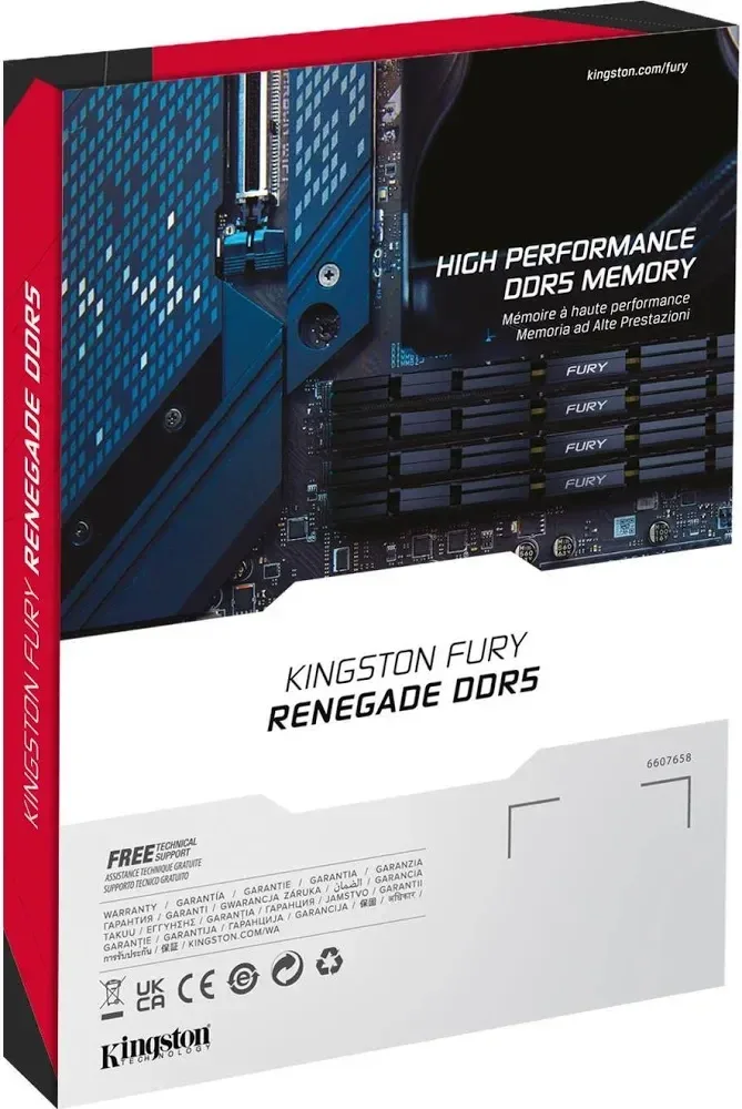 Kingston Fury Renegade 32 Go Kit 2x16Go DDR5 7200 MHz - vue 5