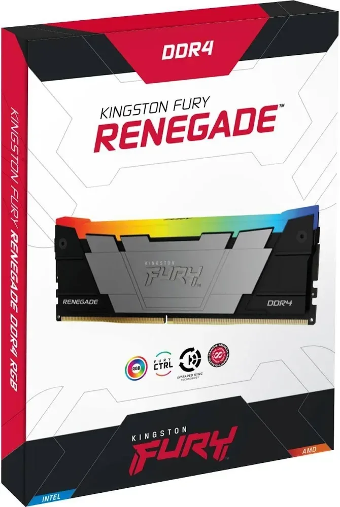 Kingston Fury Renegade RGB 16 Go Kit 2x8Go DDR4 4000 MHz - vue 4