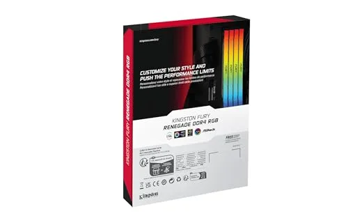 Kingston Fury Renegade RGB 16 Go Kit 2x8Go DDR4 4266 MHz - vue 5