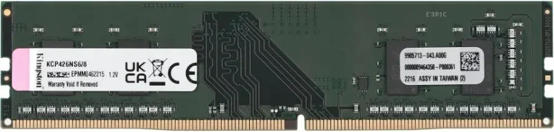 Kingston KCP426NS6 8 Go DDR4 2666 MHz - vue 5