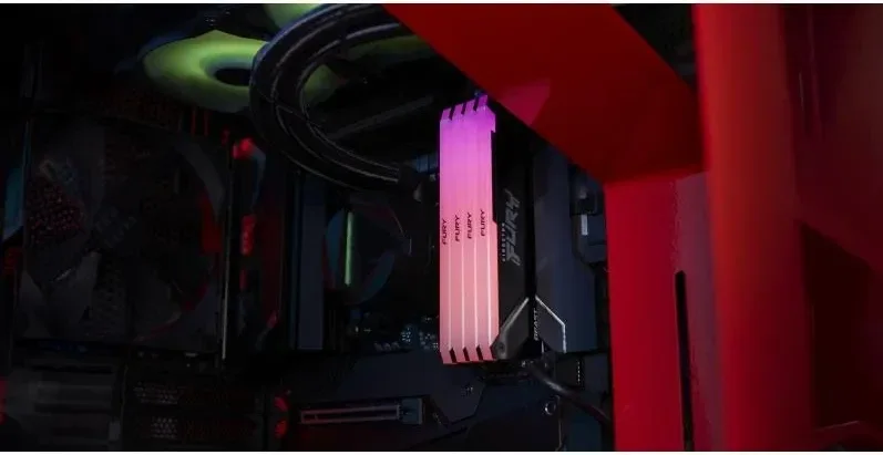 Kingston KF432C16BB2A/8 8 Go DDR4 3200 MHz RGB - vue 5
