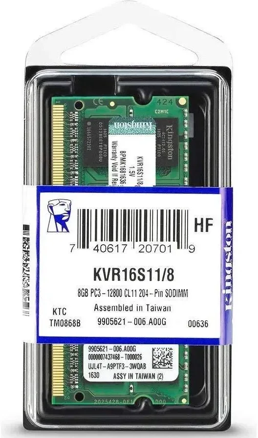 Kingston ValueRAM 8 Go DDR3 1600 MHz - vue 4