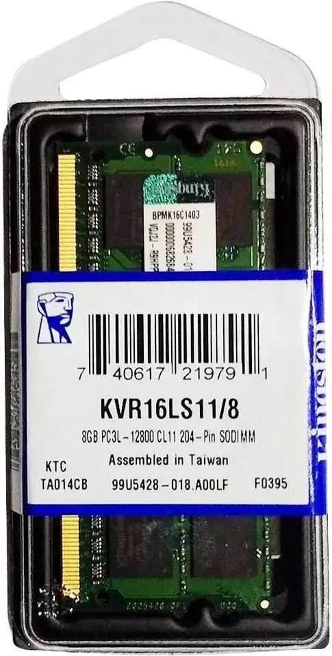 Kingston ValueRAM 8 Go DDR3 1600 MHz - vue 3