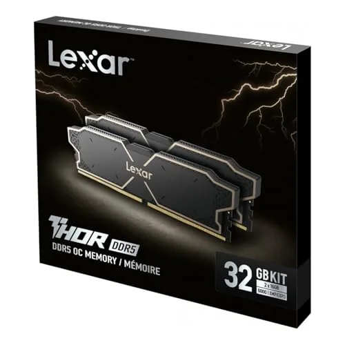 Lexar 32 Go Kit 2x16Go DDR5 6000 MHz RGB