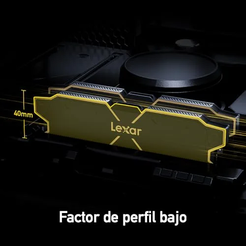 Lexar 32 Go Kit 2x16Go DDR5 6000 MHz RGB - vue 6