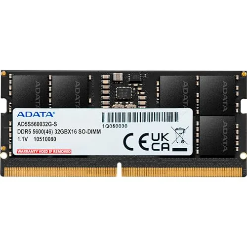 ADATA AD5S560032G-S 32 Go DDR5-5600 SO-DIMM CL46