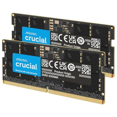 Crucial CT2K8G48C40S5 Kit 16 Go DDR5-4800 SO-DIMM