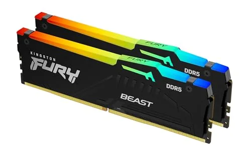 Kingston FURY Beast RGB DDR5 32Go 6400MT/s CL32