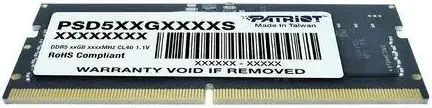Patriot 32 Go DDR5 4800 MHz - vue 2